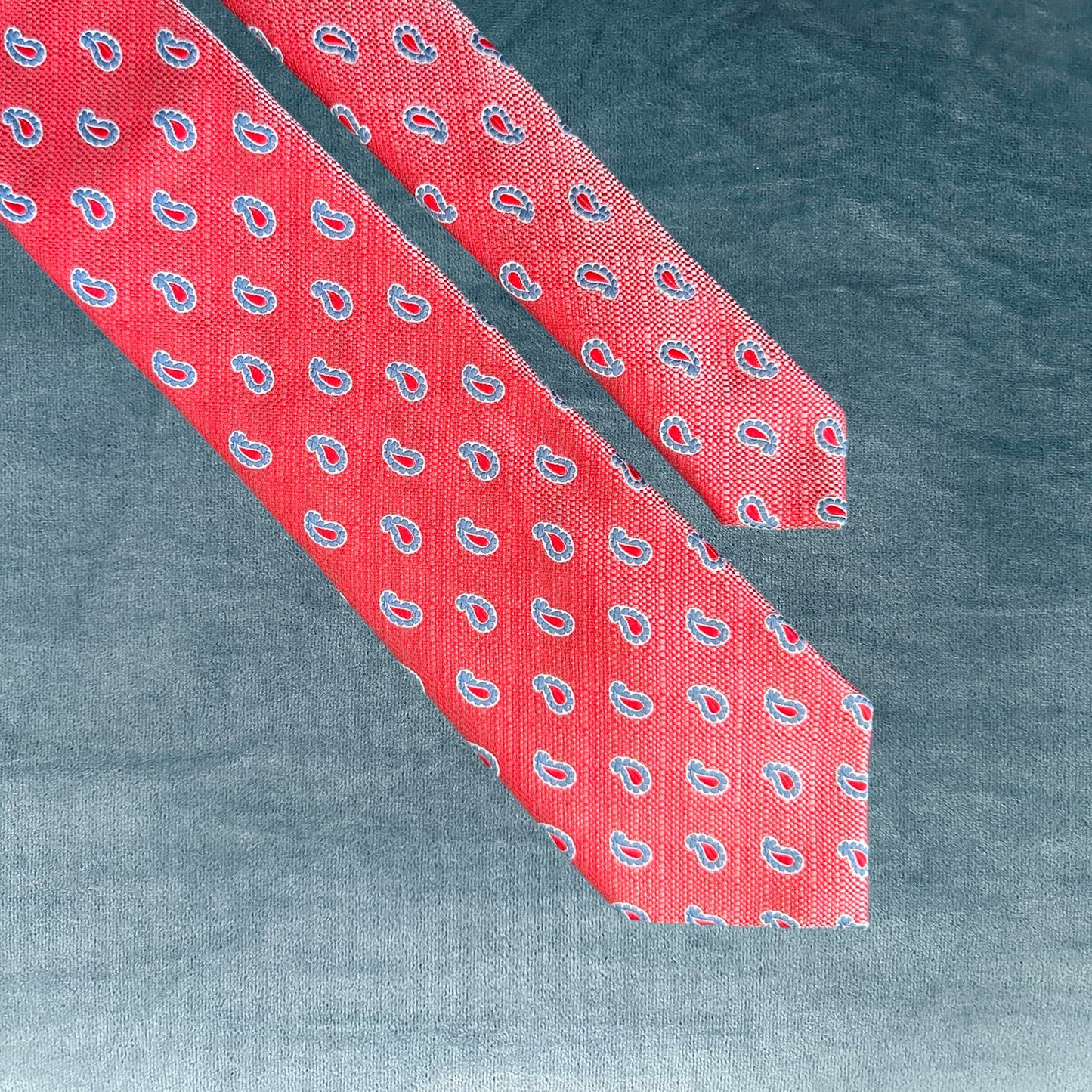 CORBATA CACHEMIR ROJO