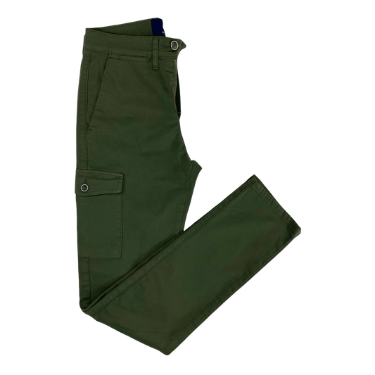 PANTALÓN CARGO VERDE